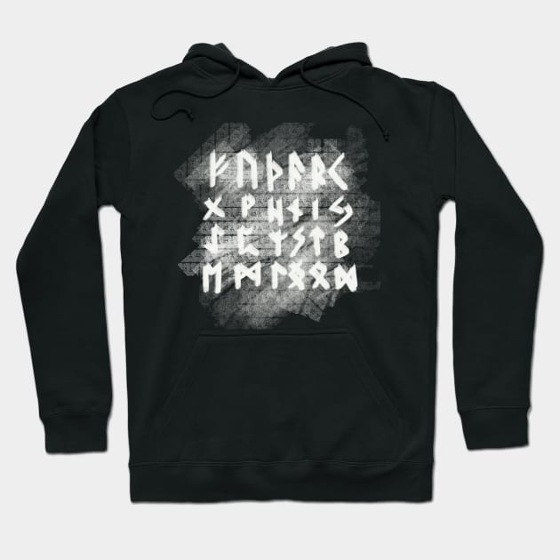 Elder futhark Hoodie by Autistique